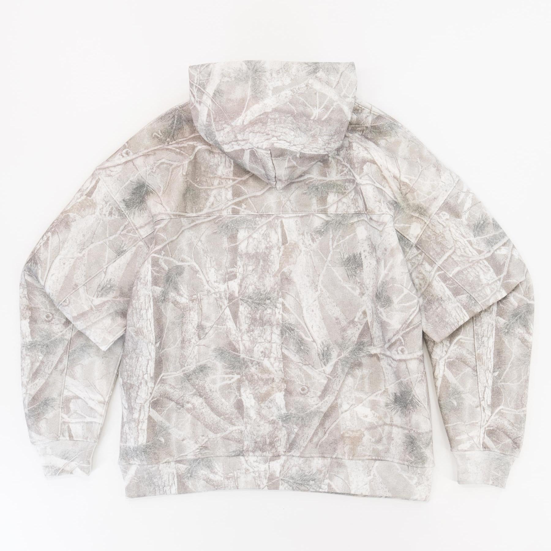 Heavyweight fleece leaf camo hoodie