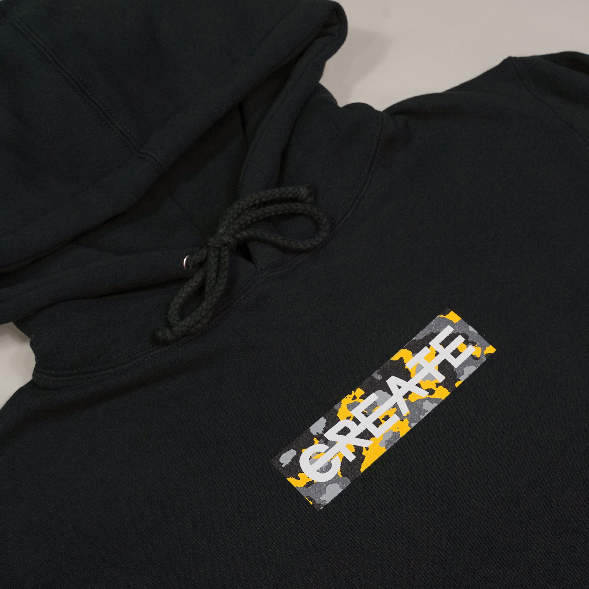 CREATE CAMO BLACK HOODIE