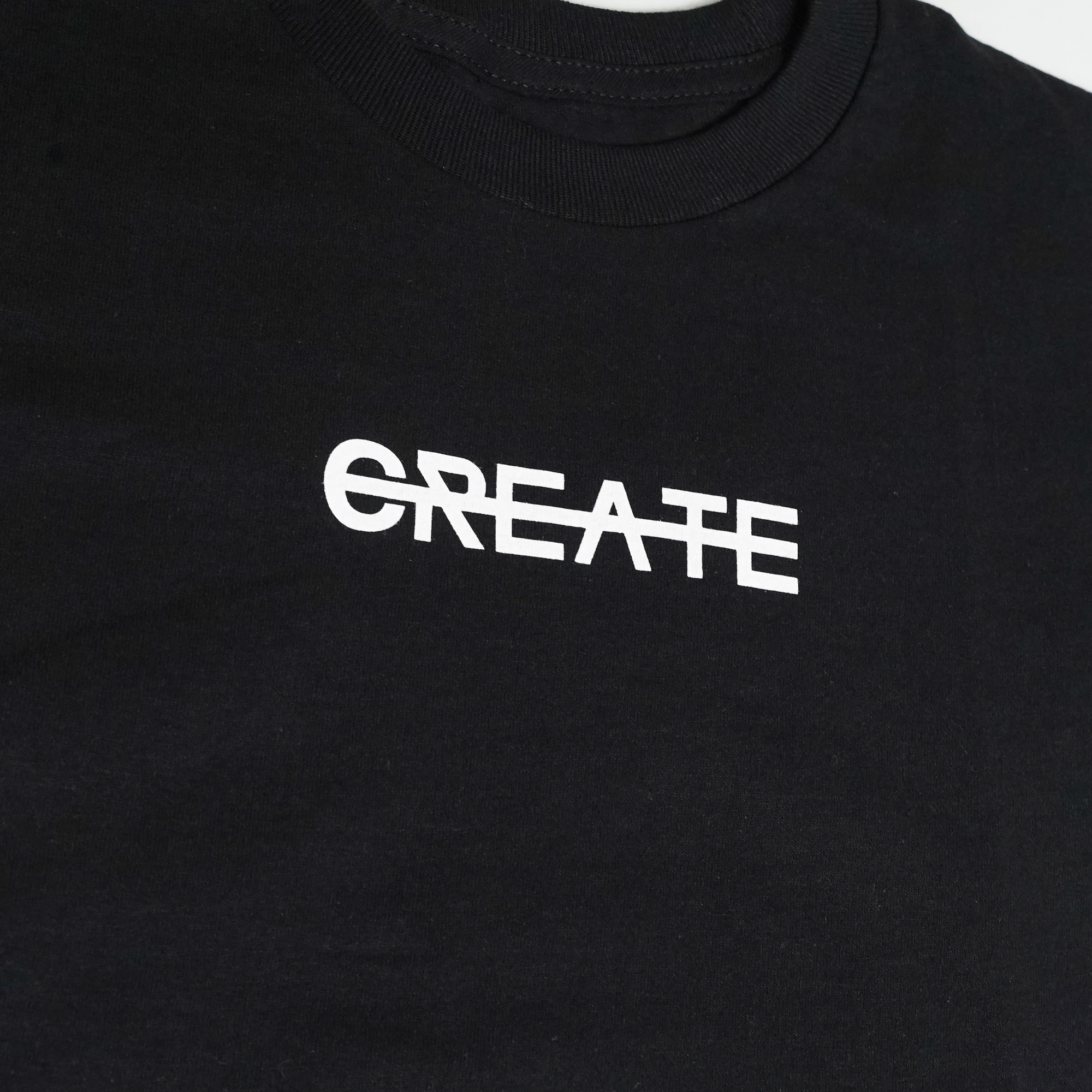 CREATE LOGO BLACK TEE