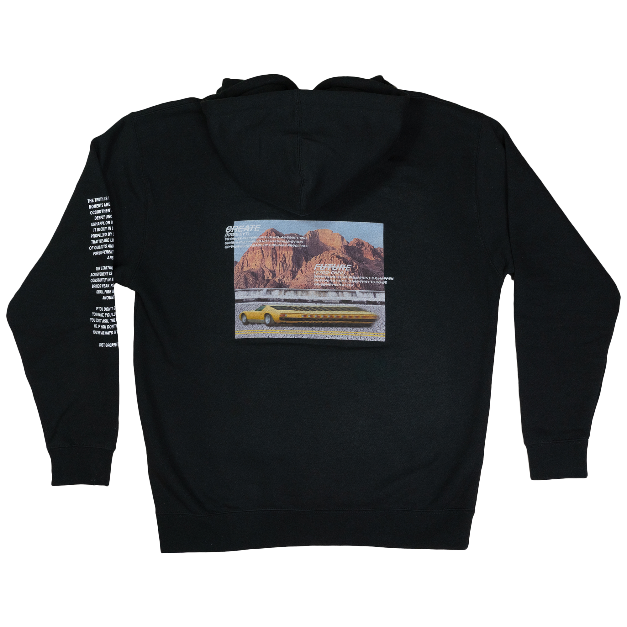 CREATE RACE BLACK HOODIE