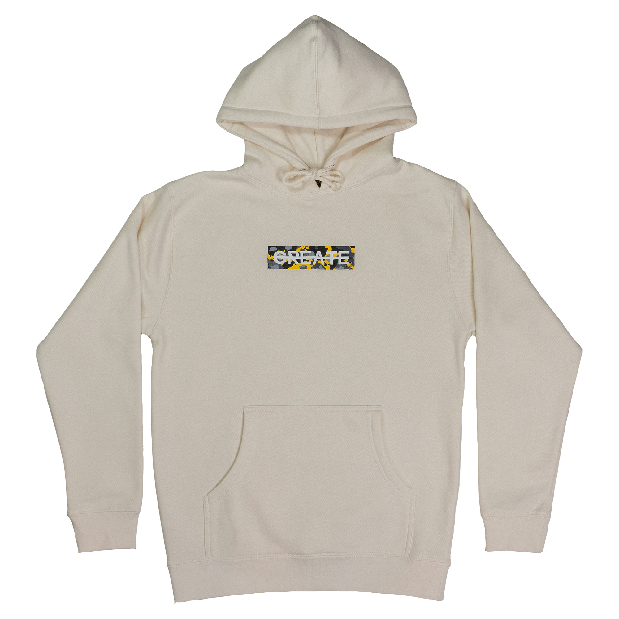 CREATE CAMO CREAM HOODIE