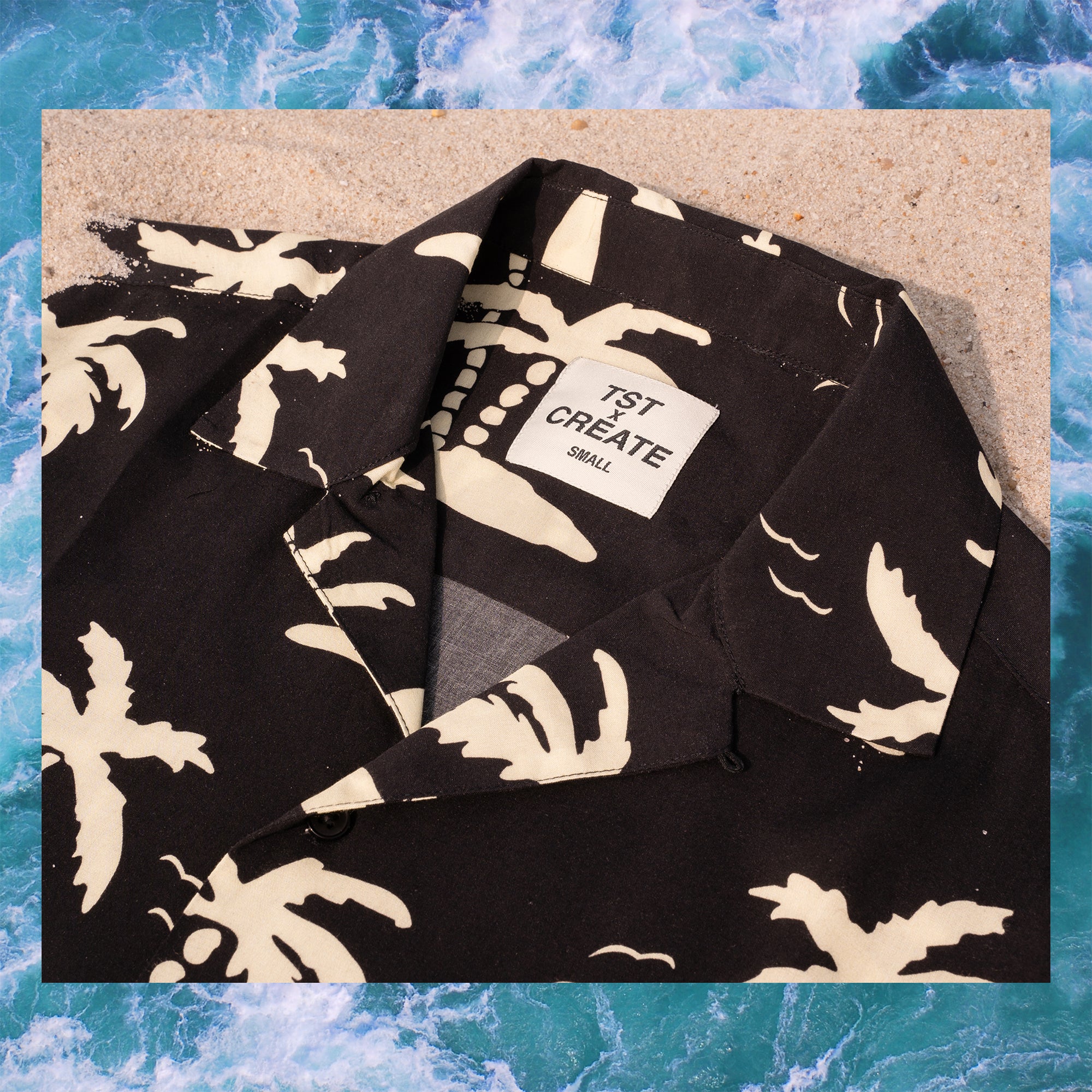 TST BUTTON-UP BLACK
