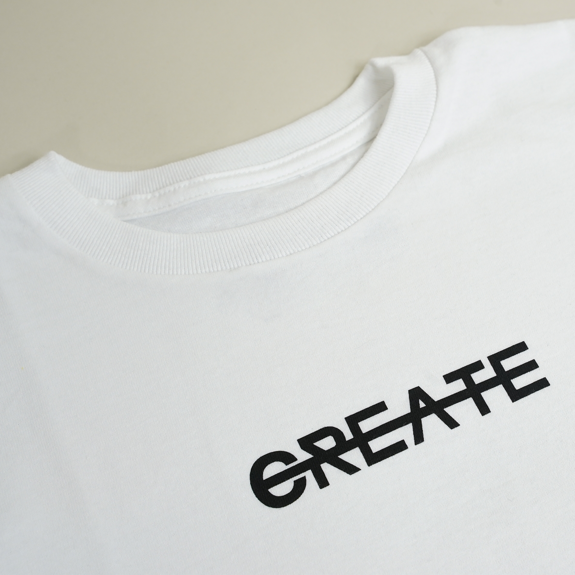 CREATE LOGO WHITE TEE